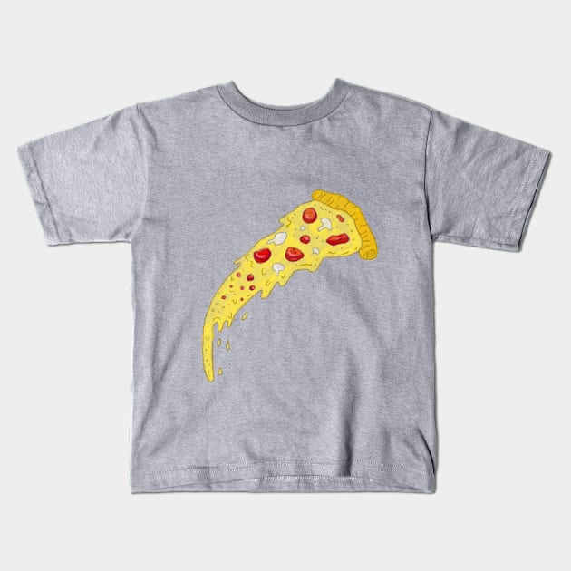 Gimme Pizza Kids T-Shirt by Blurst_of_Thymes